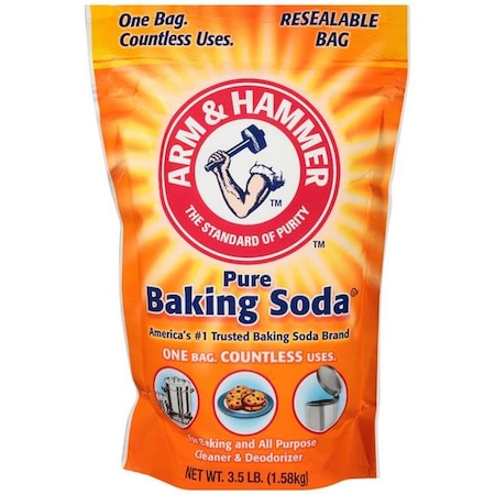 Arm & Hammer 1002958 3.5 Lbs Baking Soda No Scent Cleaning Powder